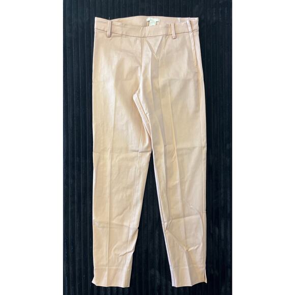 H&M Pink Women's Size 4 Pink Side Zip Trouser Professional Business Classy - Picture 1 of 4